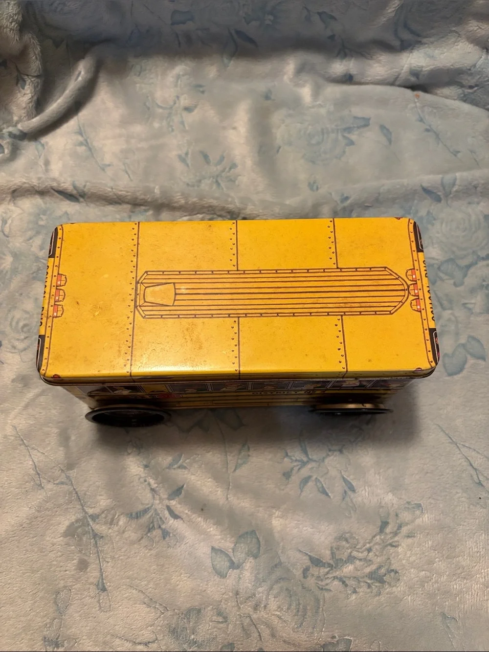 Yellow School Bus Toy Tin - Kids Toys